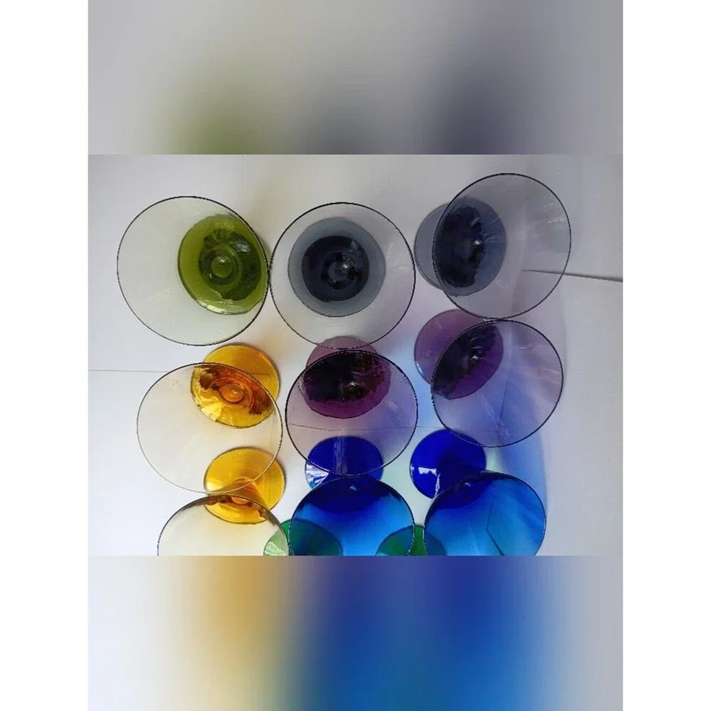 11 Max Verboeket Fruit Juice Drinkware Glassware Cocktail Multi-colored  RARE